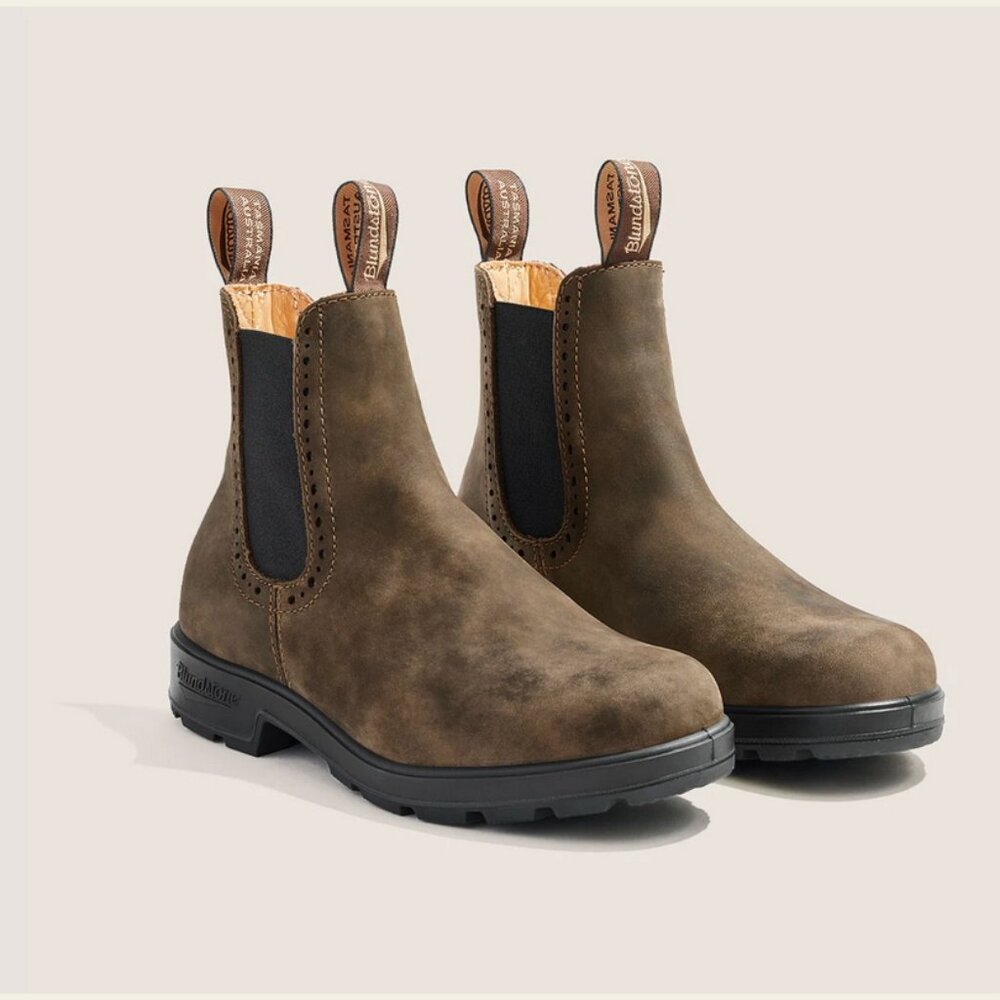 High Top Boots - Rustic Brown